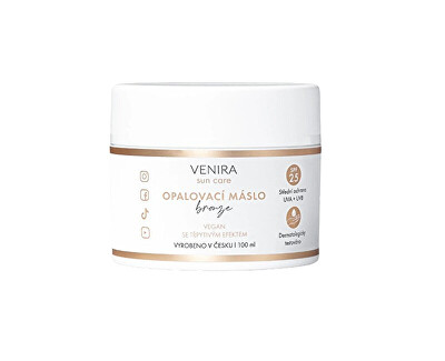 Venira - Opalovací máslo bronze s SPF 25 svěží tropické ovoce 100 ml