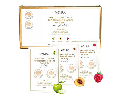 Venira - Premium kolagenový drink pro těhotné a kojicí maminky mix 3 příchutí 30 x 10,8 g