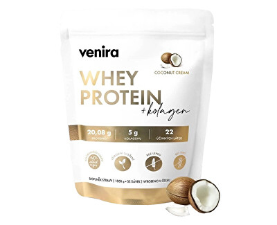 Venira - Whey protein příchuť kokosový krém 1000 g