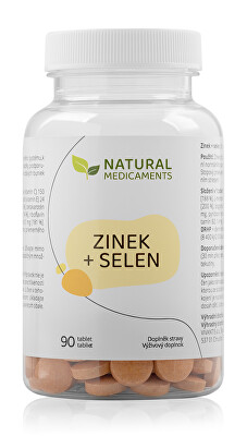 Natural Medicaments - Zinek + Selen 90 tablet