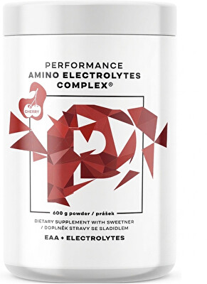 BrainMax - Amino Electrolytes Complex EAA + Elektrolyty Cherry 600 g