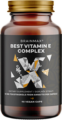 BrainMax - Vitamin E Complex - Tokotrienoly v přírodní formě 90 kapslí