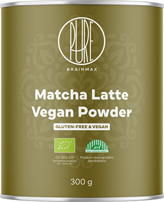 BrainMax - Pure Matcha Latte Vegan BIO 300 g