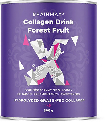 BrainMax - Collagen Drink - Lesné ovocie 300 g