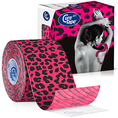 CureTape - Kineziologický tejp Art Leopard 5 cm x 5 m