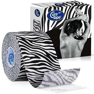 CureTape - Kineziologický tejp Art Zebra 5 cm x 5 m