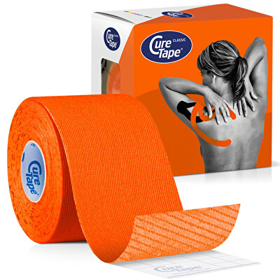 CureTape - Kineziologický tejp Classic Orange 5 cm x 5 m