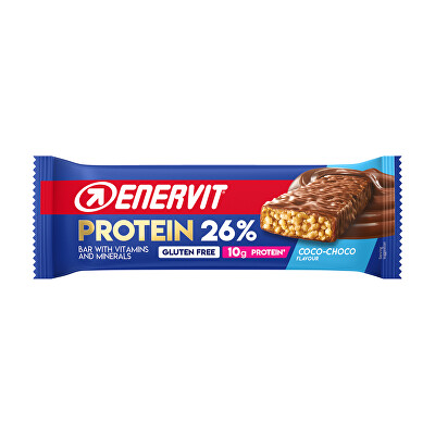 Enervit - Baton proteic Protein Bar 26% - Nucă de cocos + Ciocolată