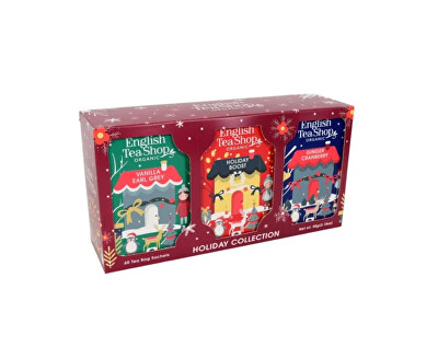 English Tea Shop - Červená vánoční kolekce čajů 3 x 20 ks
