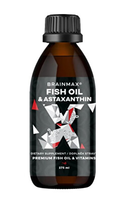 BrainMax - Fish Oil & Astaxantín Super Omega 3 275 ml