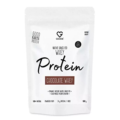 Goodie - Natívny srvátkový proteín GrassFed - Čokoláda 1000 g