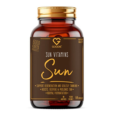 Goodie - Sun Vitamins - Vitamíny na opalování - ochrana, pigmentace, regenerace 60 kapslí