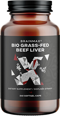 BrainMax - Grass-Fed Beef liver - Hovädzia pečeň 240 kapsúl
