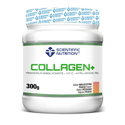 Scientiffic Nutrition - Hydrolyzovaný kolagen prášek - Broskev 300 g