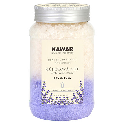 Kawar - Koupelová sůl z Mrtvého moře - Levandule 500 g