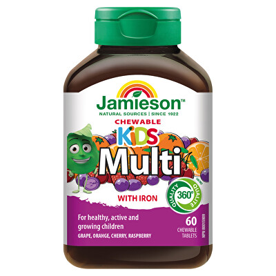 Jamieson - Multi Kids Multivitamín na cmúľanie 60 tabliet
