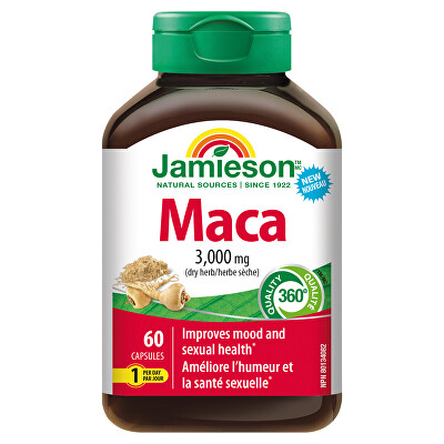 Jamieson - Maca 3000 mg 60 kapslí