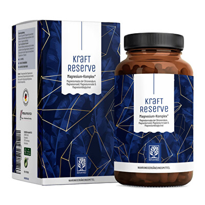 Naturtreu - Kraft Reserve Magnesium komplex 180 vegan kapslí