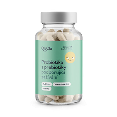 OlaOla - Probiotika s prebiotiky podporující zažívání 60 kapslí