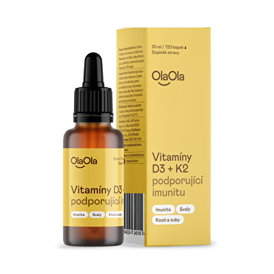 OlaOla - Vitamíny D3 (1000 IU) a K2 podporující imunitu 30 ml