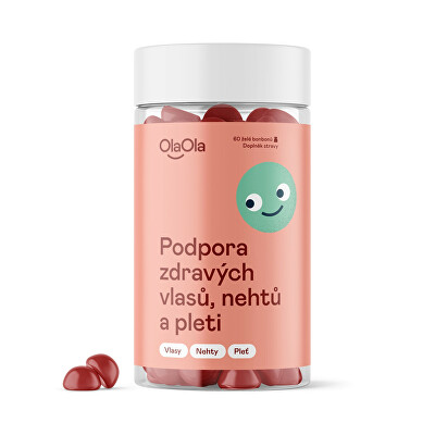 OlaOla - Podpora zdravých vlasů, nehtů a pleti 60 želé bonbonů