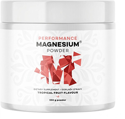 BrainMax - Performance Magnesium® Powder - Tropické ovocie 550 g