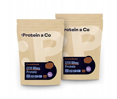 Protein a Co - CFM Whey Protein 80 - Chocolate brownie 1 + 1 kg