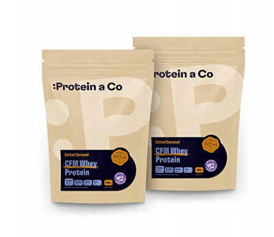 Protein a Co - CFM Whey Protein 80 - Salted Caramel 1 + 1 kg