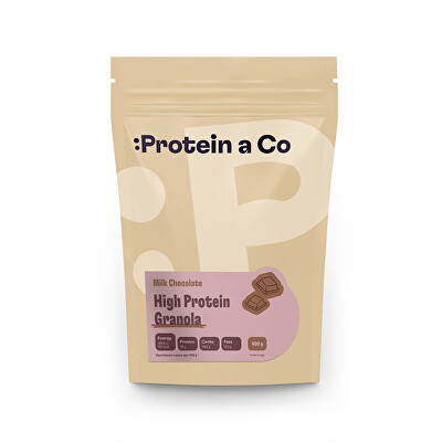 Protein a Co - Granola high proteín – Mliečna čokoláda 400 g