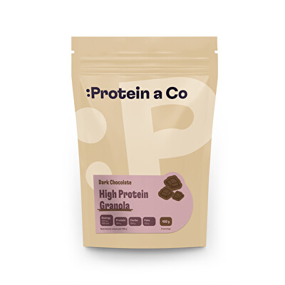 Protein a Co - Granola high proteín – Tmavá čokoláda 400 g