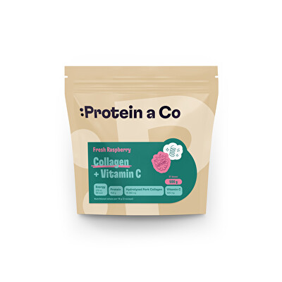 Protein a Co - Kollagén + C-vitamin - Fresh raspberry 500 g