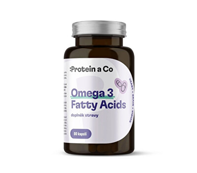 Protein a Co - Acizi grași Omega-3, 80 capsule