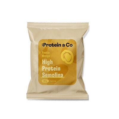 Protein a Co - Proteínová krupicová kaša - Exotic mango 40 g