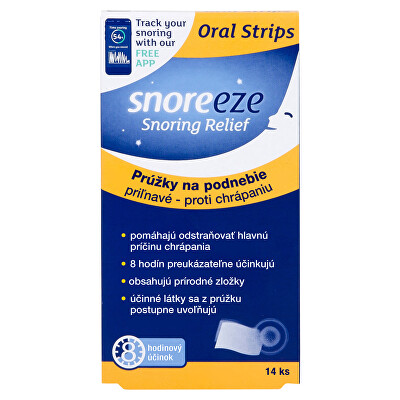 Snoreeze  - Proužky na podnebí proti chrápání 14 kusů