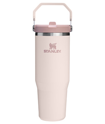 Stanley 1913 - Termofľaša s integrovanou slamkou The IceFlow™ Tumbler 890 ml Rose Quartz