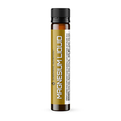 Scientiffic Nutrition - Tekutý horčík Magnesium Liguid 242 mg shot - Citrón 25 ml