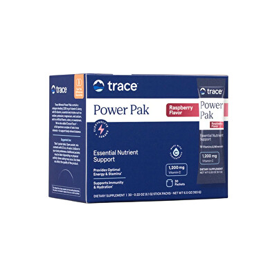 Trace Minerals - Power Pak Elektrolyty Malina 30 sáčků