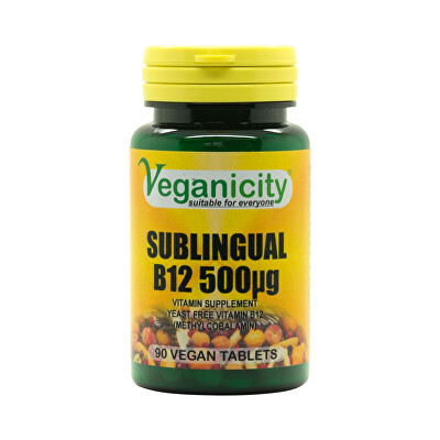 Veganicity - Vitamín B12 500 mg 90 vegán tabliet
