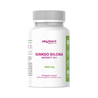 Vegmart - Ginkgo Biloba 400 mg 90 kapslí