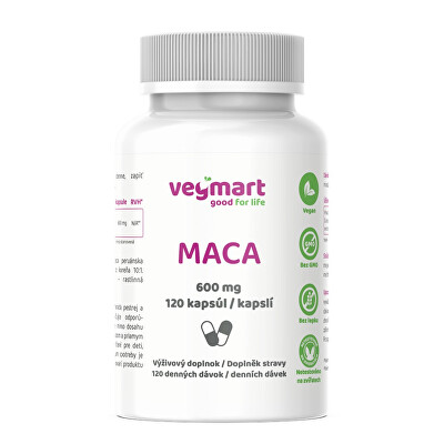 Vegmart - Maca 600 mg 120 kapslí