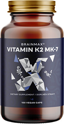 BrainMax - Vitamín K2 ako MK7 100 kapsúl
