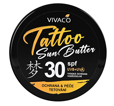 Vivaco - Opalovací máslo na tetování SPF 30 - Coral friendly 100 ml