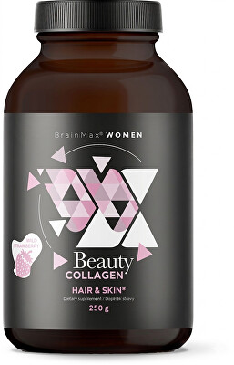 BrainMax - Women Beauty Mořský rybí kolagen Naticol - Lesní jahoda 250 g