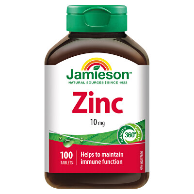 Jamieson - Zinok 10 mg 100 tabliet