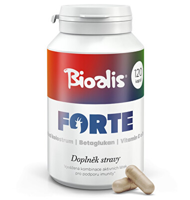 Bioalis - Kozí kolostrum Forte 120 kapslí