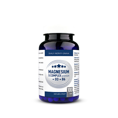 Clinical - Magnesium 5 Complex Premium + D3 + B6 100 kapsúl