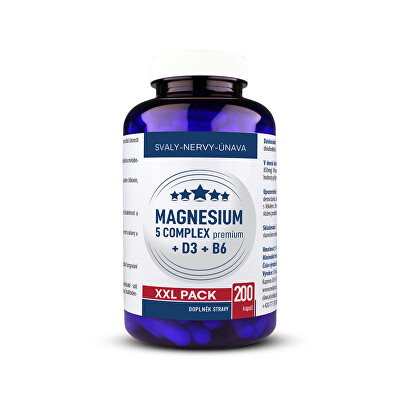Clinical - Magnesium 5 Complex Premium + D3 + B6 200 kapslí