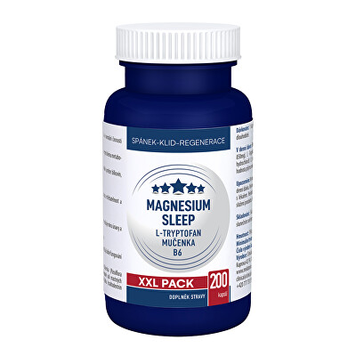 Clinical - Magnesium Sleep L-Tryptofan + Mučenka + B6 XXL pack 200 kapslí