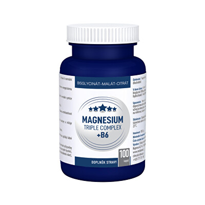 Clinical - Magnesium Triple Complex + B6 100 kapslí