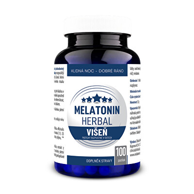 Clinical - Melatonin Herbal Cireașă 100 pastile